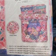 迪士尼 愛麗絲夢遊仙境 1000T 純棉床品套裝