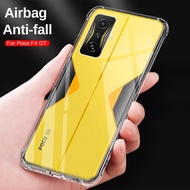 For Xiaomi Poco F4 GT F 4 GT F4GT 5G Case Transparent Airbag TPU Silicone Shockproof Shell Cover Cas