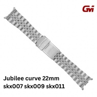 Seiko jubilee 22mm curve Bracelet Seiko SKX 007 DIVER 007 ,009 ,7002 6309 Watch Bracelet SKX 007 SKX