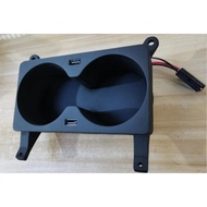 Cup Holder with Dual USB Charging Function For BMW 5 Series E38 7-series 740i 740iL 750iL 1995-2001 