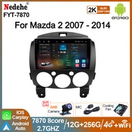 7870S 2.7GHZ / 7862 2.0Ghz for MAZDA 2 2007 - 2014 Android 2-din Car player Carplay Android Auto 2K 