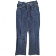 JANE SMITH 日本製造5口袋喇叭牛仔褲 DM-#429L OW 24 號 靛藍色 拉鍊開襟牛仔褲 [二手] [JANE SMITH]