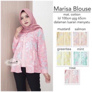 Marisa blouse / blouse batik kantoran / blouse batik seragam