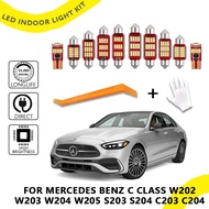 8pcs For Mercedes Benz C Class W202 W203 W204 W205 S203 S204 C203 C204 Car Accessories Canbus LED In
