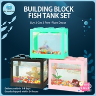 【promosyon】Aquarium fighting fish building block fish tank