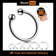 Secret Hub Dual Ball Stainless Steel Cock Ring Bolitas Sex Toy for Men