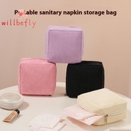 [WillBeRedS] Toiletry Bag Sanitary Pad Pouch Pad Pouch Cute Cosmetic Storage Pouch Cable Case [NEW]