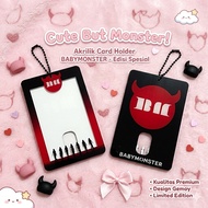 Luvele PC Holder Acrylic Baby Monster Ahyeon Chiquita Rora Cahol | Photocard Holder K-Pop 7x10cm Aes
