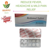 [ Exp 6/2026 ] ROYCE REDAMOL PARACETAMOL 500MG TABLET ( 100 Strips X 10 tablets / BOX ) - Reduce Fev