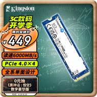 金士顿（Kingston）1TB SSD固态硬盘 M.2(NVMe PCIe 4.0×4) NV3系列 读速6000MB/s 适配《黑神话：悟空》游戏