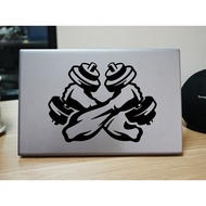 7 custom fitness laptop stickers