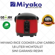 Miyako Rice Cooker Low Carbo Less Sugar 5in1 1.8 Liter MCM 721LST