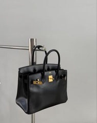 Hermes Birkin 30黑金 box皮