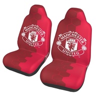 Manchester United Car Seat Cover Print Front Seat Covers 2 pc,Vehicle Seat Protector Car Mat Covers, Fit Most Vehicle, Cars, Sedan, Truck, SUV, Van