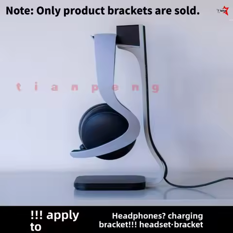 WYORESY For PS5 Pulse Elite Headset Charging Stand Anti-Slip Desktop Gaming Headphone Storage Holder