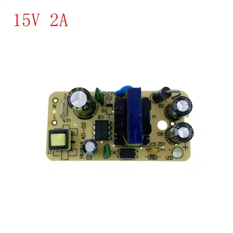 AC100-240V to DC15V 2A Power Supply Module 85% Work Efficiency DC15V 2A Switching Power Supply Modul