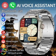 2024 Outdoor Smart Watch Men Waterproof Watches Bluetooth Call Smartwatch GPS Motion Trajectory For Android
