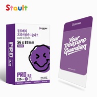 120 Sheets Blueberry Sleeve Cover Outer Layer Card Holder 56x87mm Clear Envelope Plastic Bag Beryfam