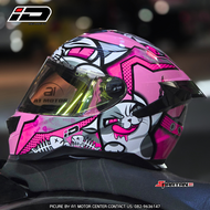 หมวกกันน็อคเต็มใบ ID SPARTAN-BT รองรับการติดตั้งบูลทูธ มาตรฐาน ECE และ มอก หมวกกันน็อคหุ้มคาง (Asiaf