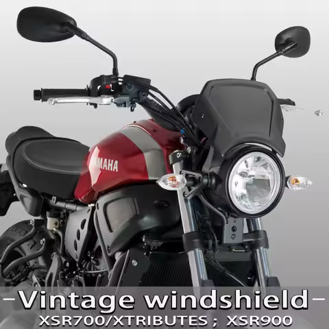 Motorcycle Frontal Plate Vintage WindScreen Windshield Deflector For YAMAHA XSR700 2016-2022 XSR 700