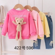 SC-019 Girls' doll clothes set / Girls' jeans set / Children's doll sweater set