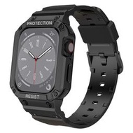 watch7代表帶apple watch6SE5液態矽膠一件式蘋果S7手錶帶保護殼8代40mm4449全包錶
