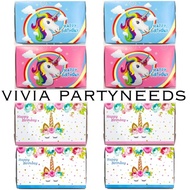 10pcs Unicorn Spaghetti Box 18X10.6X3.5
