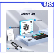 ORICO Enclosur SSD/HDD Portable 2.5 Inch ORICO with Cassette Style, USB3.0 Case with Maximum Capacit