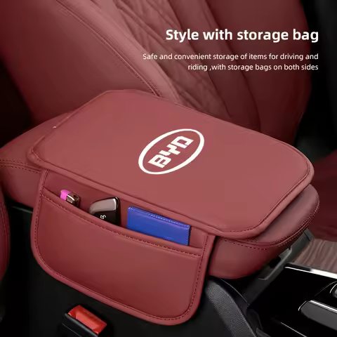 Car Center Console Armrest Box Protector Pad Storage Box Cover Pad For BYD Tang F3 E6 Atto3 Yuan Plu