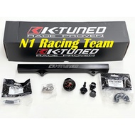 (K20A / K24A) Fuel Rail - K-Tuned KTD Fuel Rail + Fuel Pressure Meter Honda FD2 DC5 CL7 EP3 FN2 Type