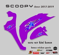 striping variasi simple all scopy motif bintang