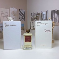 Maison Francis Kurkdjian Rouge540 MFK 弗朗西斯庫爾吉安透明瓶紅色百家樂540香水 70ml 中性香水 東方花香調Francis Kurkdjian Rouge54