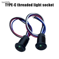 tenthfly TYPE-C 4P High Current Charging Soet With Wire Light USB TYPE-C Female Type C Waterproof Fe