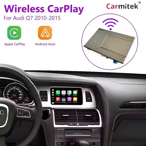 Wireless Apple CarPlay Multimedia Android Auto Interface Decoder for Audi Q7 2010-2015 AirPlay Mirro