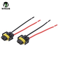 ODS 2PCS H11 H8 H9 Wiring Harness female Soet Wire Connector Plug Extension Pigtail OD