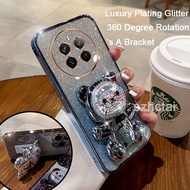 Fashion Glitter Plating Phone Case For Realme 12 Pro Plus 5G Realme12 + 5G Realme 11 5G 11X 11 Pro P