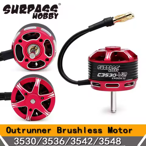 Surpass Hobby C3530 C3536 C3542 C3548 V2 Brushless Outrunner Motor 2-5S with 40A 50A 60A Brushless E