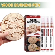 การเผาไม้ไม้ไหม้เกรียมไวต่อความร้อนสำหรับงานหัตถกรรมปากกาปากกาไม้สารเคมีไหม้