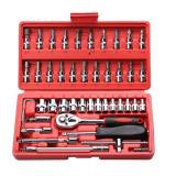 Socket Wrench Set 1/4" 46 pcs