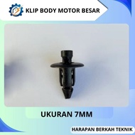 Large motorcycle body clip 7mm rivet clip universal motorcycle body button black clip