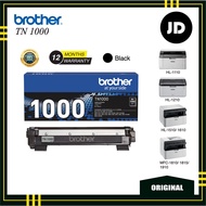 Brother TN1000 Original Monochrome Toner Cartridge, Black, for HL-1110, HL-1210W, DCP-1510, DCP-1610