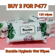 Bumble Wet Wipes 120s || La Bella || Hygienic Wet Wipes