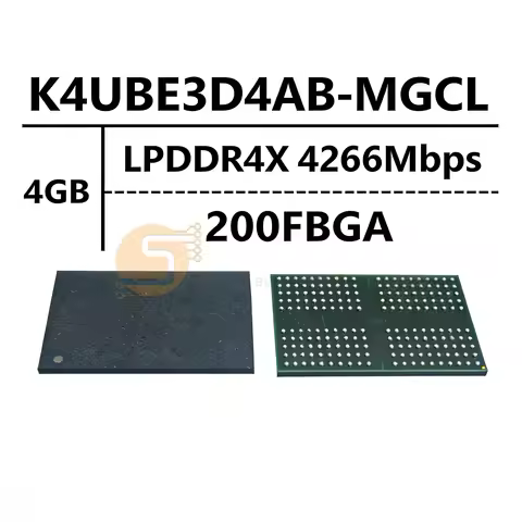 K4UBE3D4AA-MGCR K4UBE3D4AB-MGCL LPDDR4X Chip 4GB 4266Mbps 32Gb FBGA-200 Memory IC