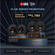 JBL CLUB SERIES BUNDLE PACKAGE PROMOTION (JBL CLUB 602C 6.5” COMPONENT + JBL CLUB 620F 6.5” COAXIAL)