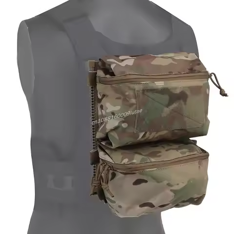 V5 FCPC Back Panel Double Bag Ferro Style Tactical Supplement General Purpose Expanding Pocket Backp
