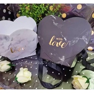 Handle Love Flower Box Bouquet Chocolate Packaging Doorgift Gift Birthday Box Kotak Bunga