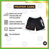 ♨ ❀ Miami Men's Basketball Shorts with Dri-Fit Fabric and NBA Jersey Design Sports Shorts for Men