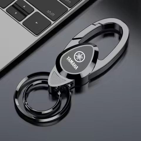 Alloy Metal Key Chain Car Motorcycle Key Ring Men's Key Ring For MT09 MT10 YZF R1 R3 R6 FZ1 FZ8 Auto