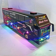 Miniatur Bus Lampu Telolet Basuri Remote Control