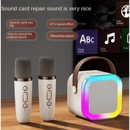 Karaoke K12 Mini Outdoor Bluetooth Speaker Portable Microphone Audio Integrated Microphone Home Karaoke Home Wireless